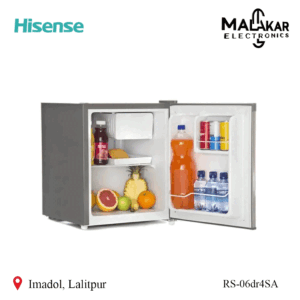 hisense 55ltrs mini single door refrigerator rs 06dr4sa