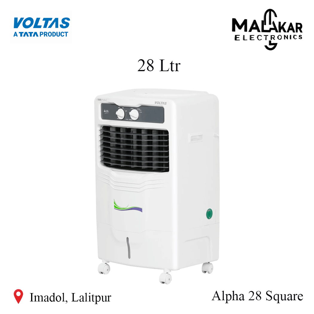 voltas 28ltrs personal air cooler alpha 28 square Voltas 28Ltrs Personal Air Cooler ALPHA 28 SQUARE
