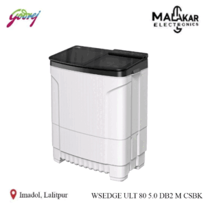 Godrej 8KG Semi Automatic Washing Machine WSEDGE ULT 80 5.0 DB2 M CSBK