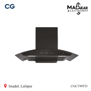 cg 90cm auto heat clean curve kitchen chimney cgct90yd