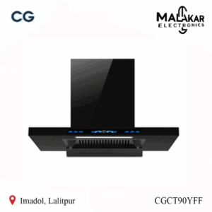 cg 90cm filterless auto heat clean flat kitchen chimney cgct90yff