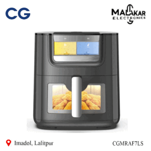 cg meridia 7ltrs air fryer with smart oil and water spray function cgmraf7ls